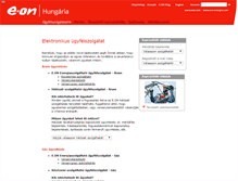 Tablet Screenshot of e-iroda.eon-hungaria.com